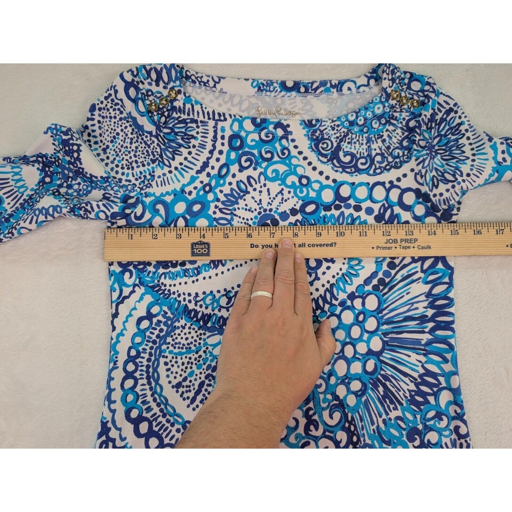 Lilly Pulitzer Sophie Dress Womens XS Midnight Blues‎ - Picture 5 of 8
